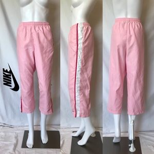 Light Pink High-waisted Pink Cropped Nike Pants